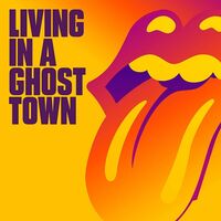 The Rolling Stones - Living In A Ghost Town vinyl cover