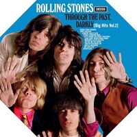The Rolling Stones - Through The Past, Darkly Big Hits Vol. 2 UK (Magenta) vinyl cover