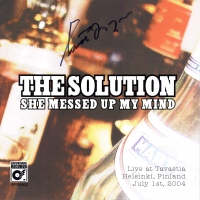The Solution/powertrane - She Messed Up My Mind B/w Pearl vinyl cover