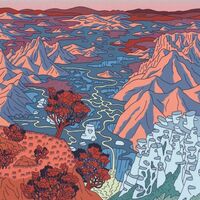 The Triptides - Visitors vinyl cover