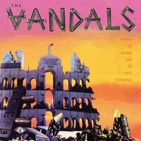 The Vandals - When In Rome Do As The Vandals (Pink/Black) vinyl cover