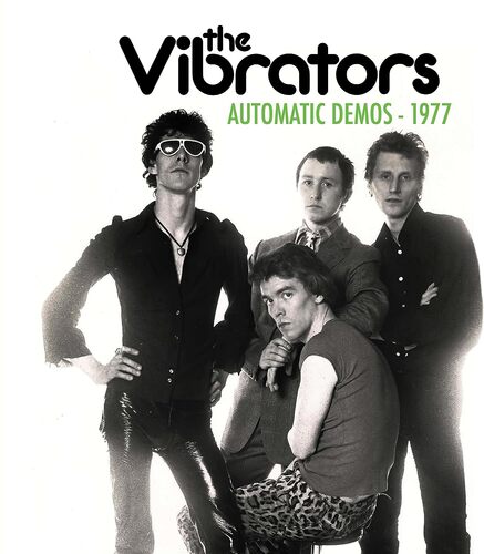 The Vibrators - Automatic Demos 1977 (Green Marble) vinyl cover
