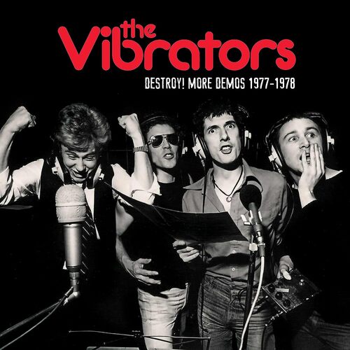The Vibrators - Destroy More Demos '77-'78 (Red) vinyl cover