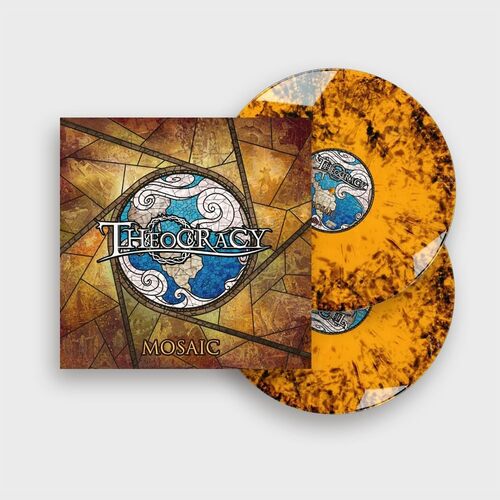 Theocracy - Mosaic (Orange With Black Dust) vinyl cover