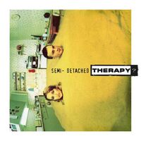Therapy? - Semi-Detached (Yellow & Black Marble) vinyl cover