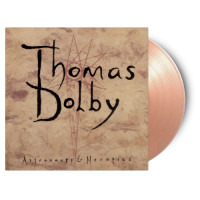 Thomas Dolby - Astronauts & Heretics (Pink & Silver Marble) vinyl cover
