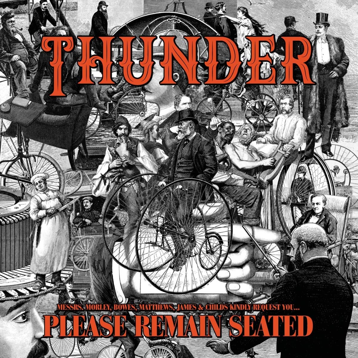 Thunder - Please Remain Seated vinyl cover