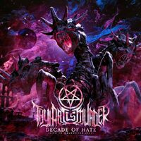Thy Art Is Murder - Decade Of Hate Live In Melbourne 2023 (Blue With Black Pink Splatter) vinyl cover