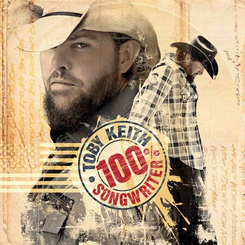 Toby Keith - 100% Songwriter vinyl cover