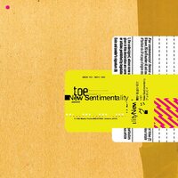 toe - NEw Sentimentality (Tan & Clear Color-In-Color) vinyl cover