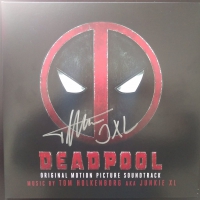 Tom Holkenborg Aka Junkie Xl - Deadpool Original Soundtrack Album Colored Signed vinyl cover