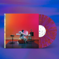Toro y Moi - Outer Peace (Translucent Purple With Orange Splatter) vinyl cover