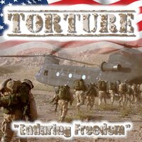 Torture - Enduring Freedom (Red/White Smash & Clearwith Black Splatter) vinyl cover