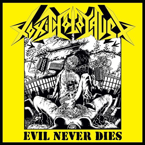 Toxic Holocaust - Evil Never Dies vinyl cover