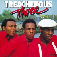 Treacherous Three - Whip It vinyl cover