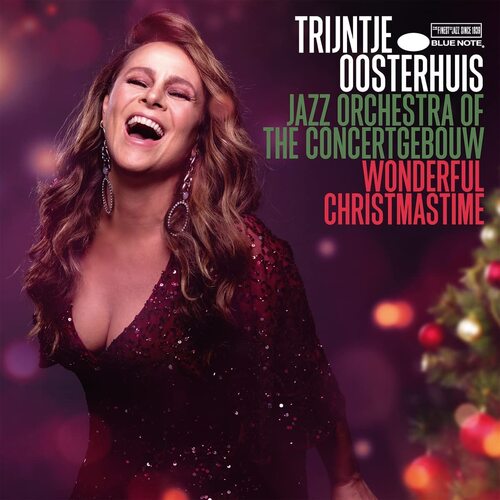 Trijntje & Jazz Orchestra Concertgebouw Oosterhuis - Wonderful Christmastime (Translucent Green) vinyl cover