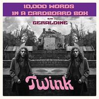 Twink - 10,000 Words In A Cardboard Box vinyl cover