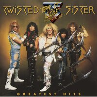 Twisted Sister - Greatest Hits (Clear Gold Limited Anniversary Edition) vinyl cover