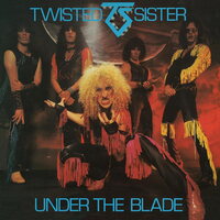 Twisted Sister - Under The Blade (Silver Metallic) vinyl cover