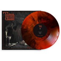 Tyran - Tyran's Oath (Orange/Black Marble) vinyl cover