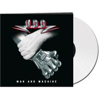 U.D.O. - Man & Machine (White) vinyl cover