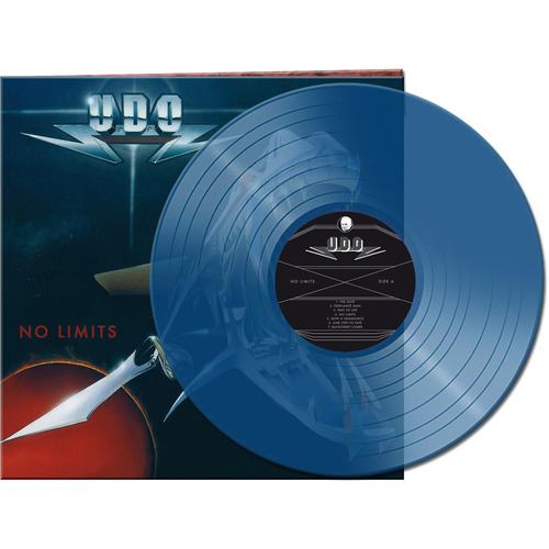 U.D.O. - No Limits (Clear Blue) vinyl cover