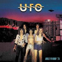 UFO - Hollywood '76 (Blue/Red) vinyl cover