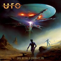 UFO - Rock Bottom In Cincinnati 1995 (Gold) vinyl cover