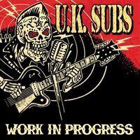 Uk Subs - Work In Progress (Gold & Silver) vinyl cover