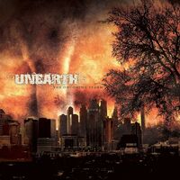 Unearth - The Oncoming Storm - Gold / Black Split vinyl cover