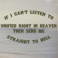 Unified Right - Straight To Hell vinyl cover