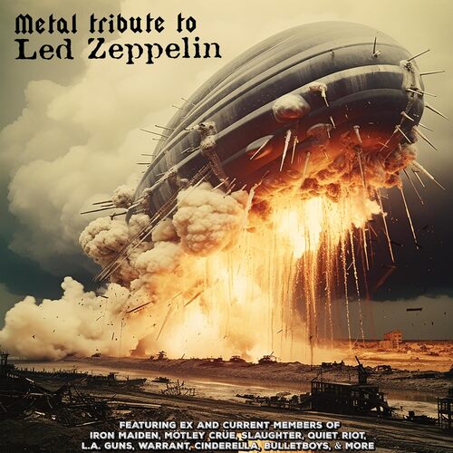 Various Artists - A Metal Tribute To Led Zeppelin (Red) vinyl cover