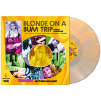 Various Artists - Blonde On A Bum Trip Original Soundtrack (Clear With Orange Swirl) vinyl cover