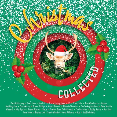 Various Artists - Christmas Collected (Transparent Green & Transparent Red) vinyl cover