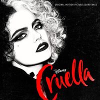 Various Artists - Cruella Soundtrack (Black & White Splatter) vinyl cover
