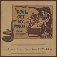 Various Artists - Devil Got My Woman - 16 Classic Blues Songs From 1926-1937 Red & Yellow Starburst vinyl cover