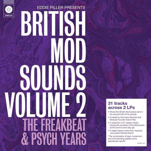 Various Artists - Eddie Piller Presents British Mod Sounds Of The 1960S Volume 2: The Freakbeat & Psych Years