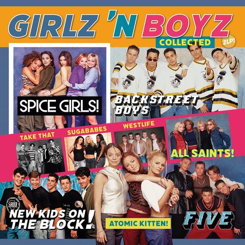 Various Artists - Girlz N Boyz Collected (Blue & Pink) vinyl cover
