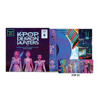 Various Artists - KPop Demon Hunters (Soundtrack From The Netflix Film (Anniversary Edition, Voices Strong Violet, Amazon Exclusive) vinyl cover