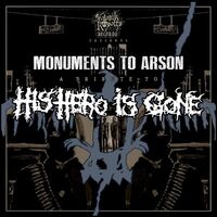 Various Artists - Monuments To Arson: A Tribute To His Hero Is Gone (Black And White Marble)