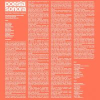 Various Artists - Poesia Sonora vinyl cover