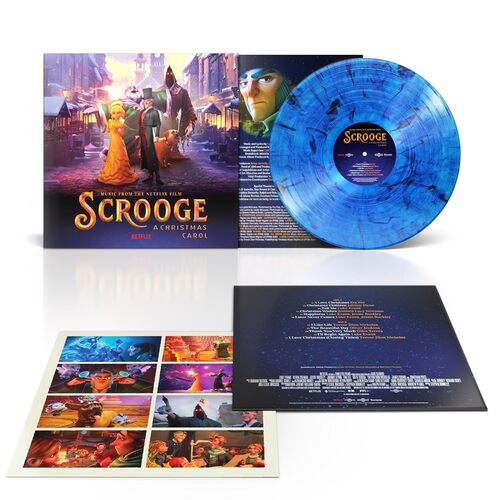 Various Artists - Scrooge A Christmas Carol Music From The Netflix Film vinyl cover