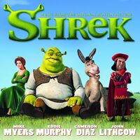 Various Artists - Shrek - Music From The Dark/lime Green Starburst vinyl cover