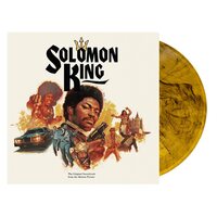 Various Artists - SOlomon King--The Original Soundtrack From The Motion Picture (Expanded Tiger Swirl) vinyl cover