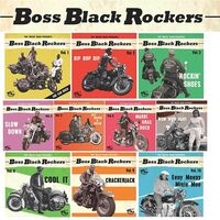 Various - Boss Black Rockers Vol 1-10 vinyl cover
