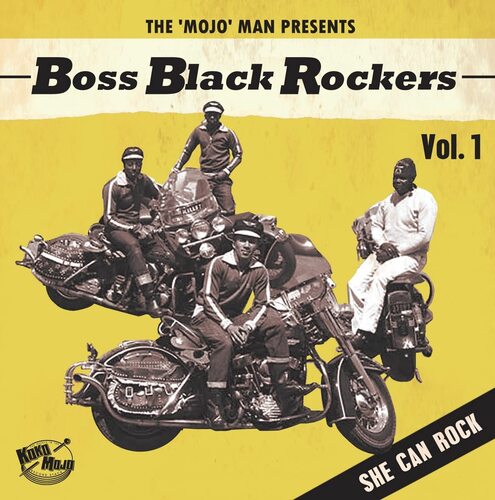Various - Boss Black Rockers Vol 1: She Can Rock vinyl cover