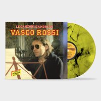 Vasco Rossi - Le Canzoni D'Amore Di Vasco Rossi (Yellow & Black Marble) vinyl cover