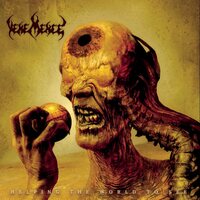 Vehemence - Helping The World To See With (Orange with Black Splatter) vinyl cover