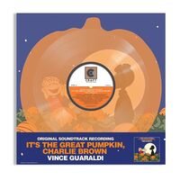 Vince Guaraldi - It's The Great Pumpkin, Charlie Brown (Orange Pumpkin Shaped) vinyl cover