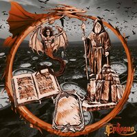 Vulcano - Epilogue (Grey/Black Galaxy) vinyl cover
